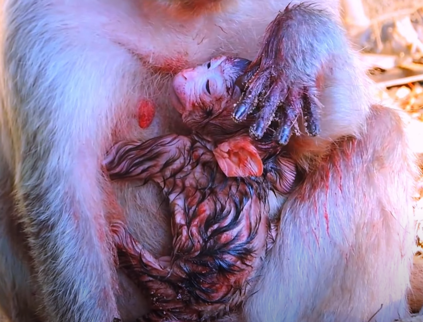 Watch the most heartwarming moment at Angkor Wat: a drenched baby monkey’s first encounter with the rain—pure, emotional, unforgettable.