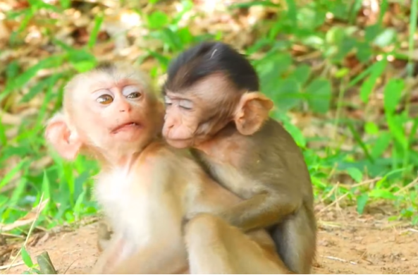 A tearful man seated on a moss‑covered ancient stone slab in a jungle near Angkor Wat, hands trembling as he grips a small wooden pendant — sunlight filtering through dense rainforest canopy above.